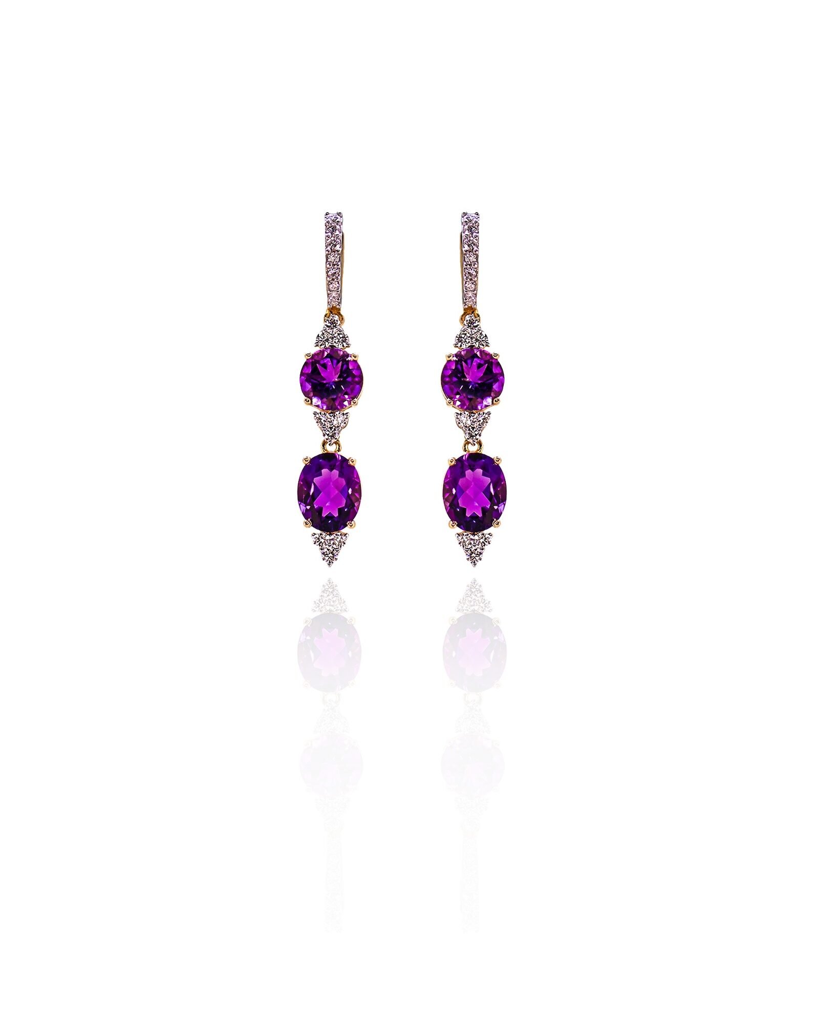 The Purple Aurora Earrings