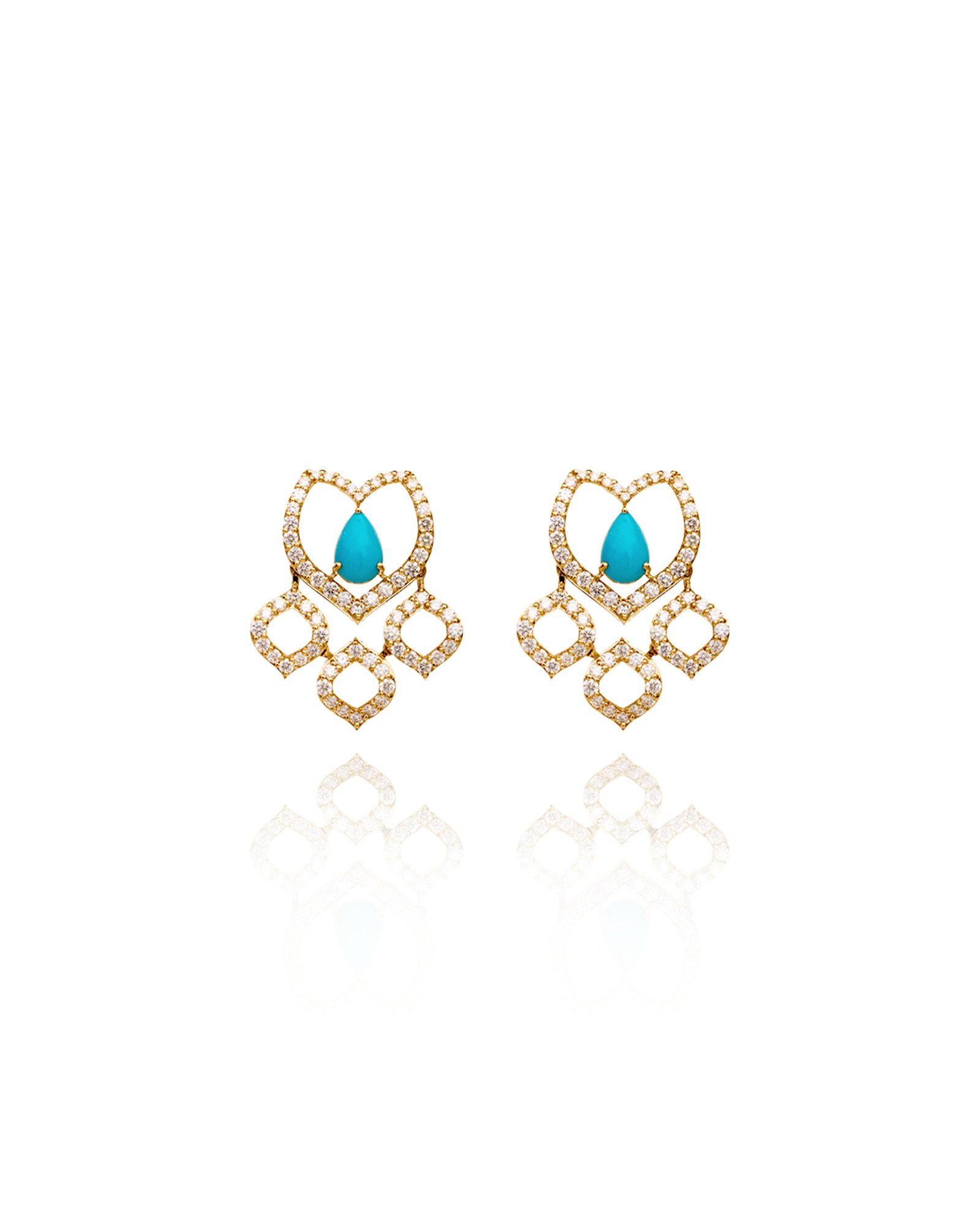 Lotus Crest Earring