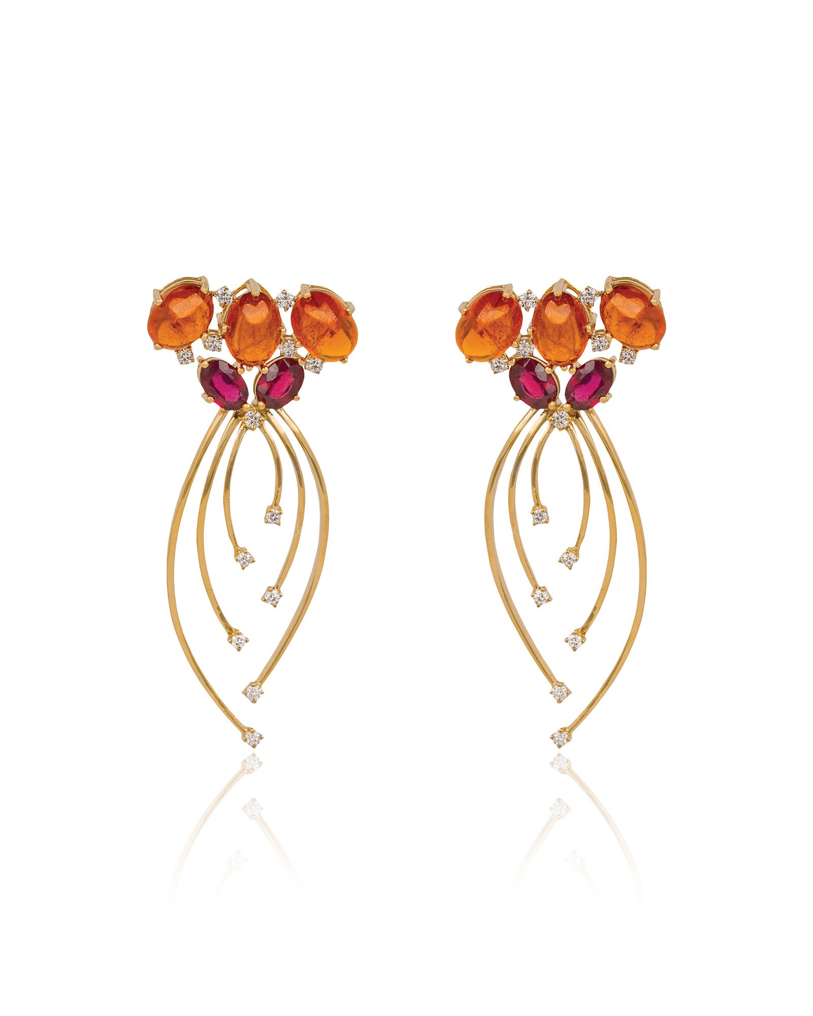 The Flame Dance Earrings